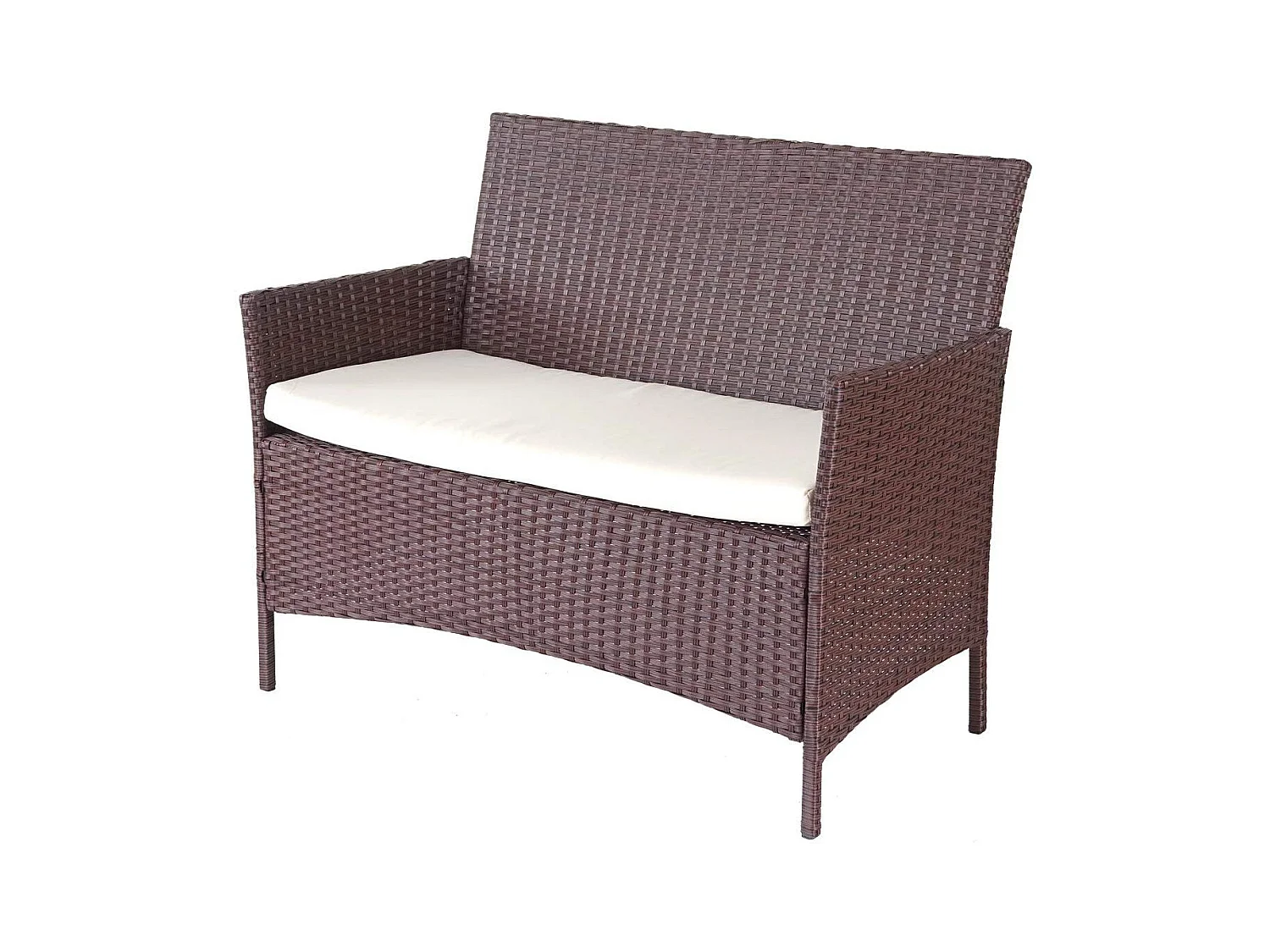 Salon de jardin avec crème 58 x 52 x 84 cm MDJ04146