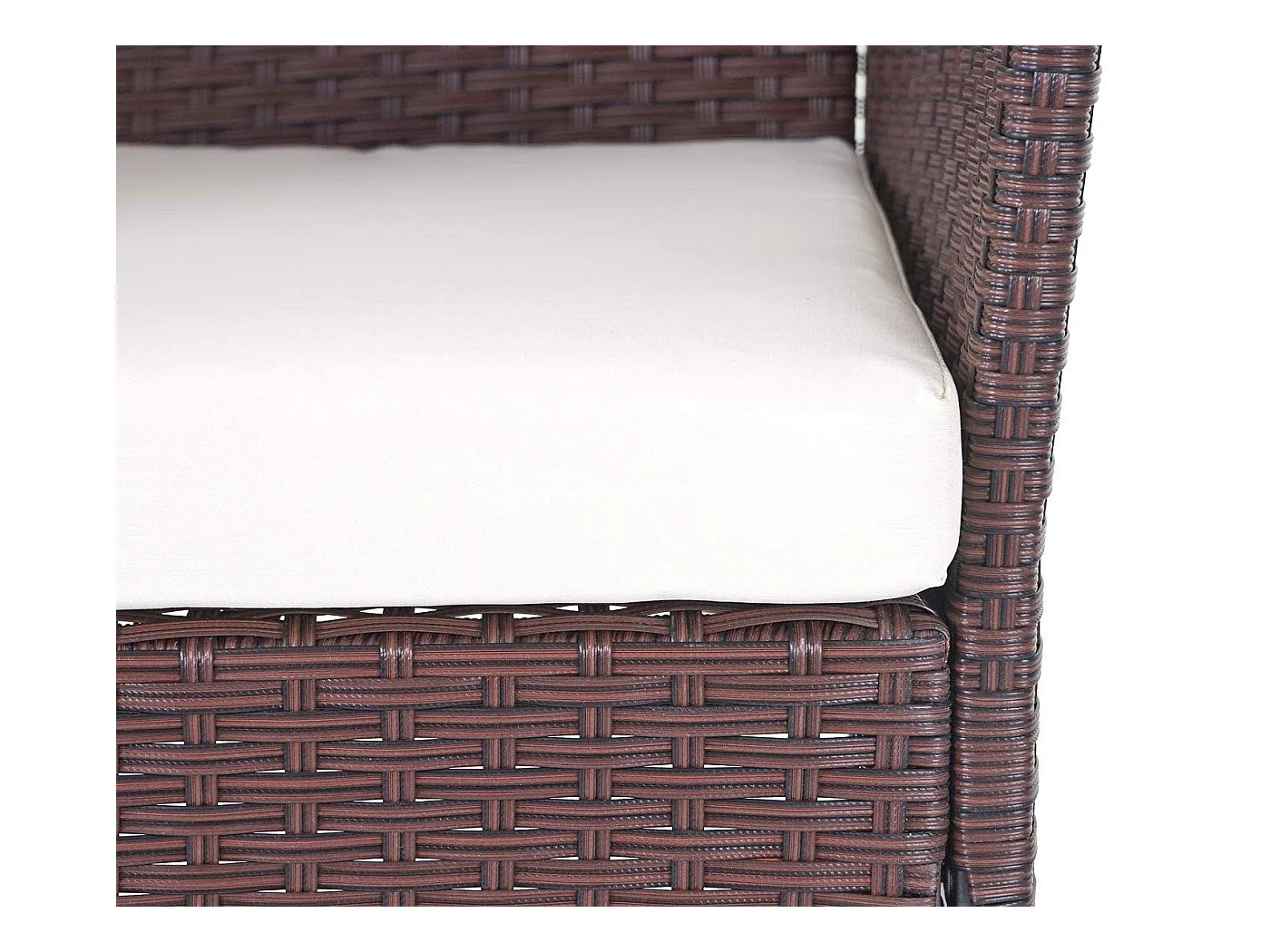 Salon de jardin avec crème 58 x 52 x 84 cm MDJ04146