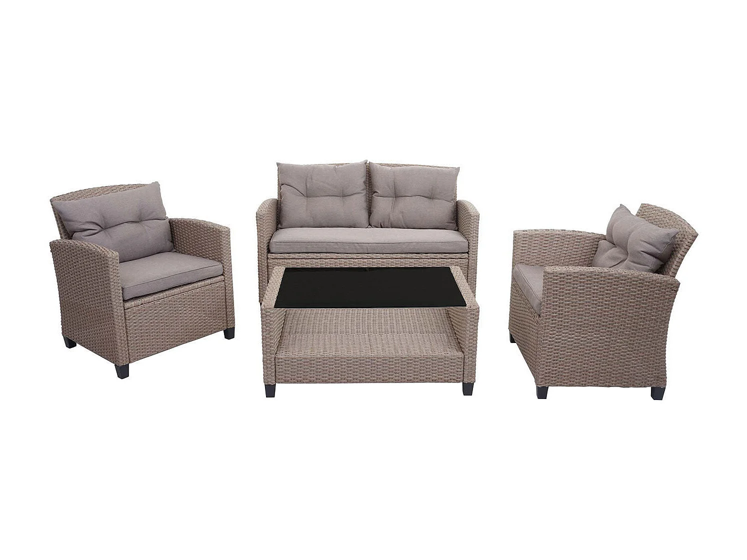 Salon de jardin en marron 65 x 54 x 76 cm 04_0005630