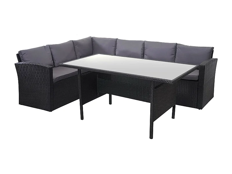 Ensemble complet de salon grise 242 x 74 x 178 cm 04_0004193