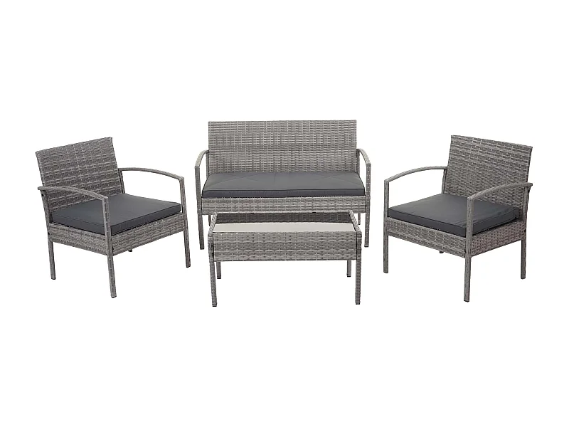 Salon de jardin en grise 57 x 59 x 72 cm 04_0004213