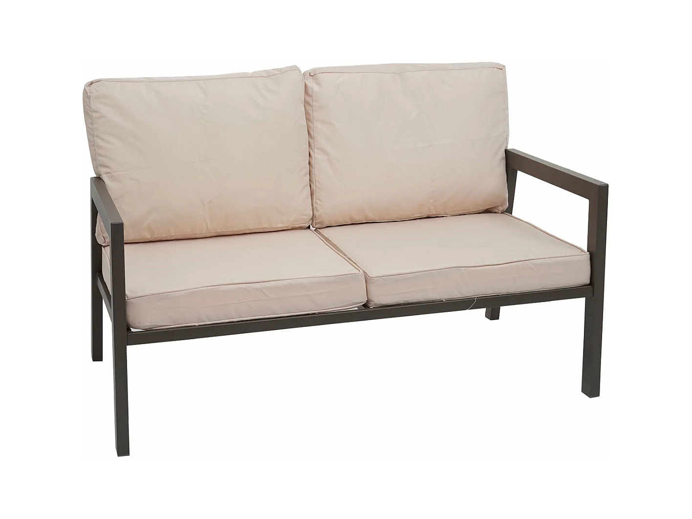 Salon de jardin canapé métal blanche 04_0008339