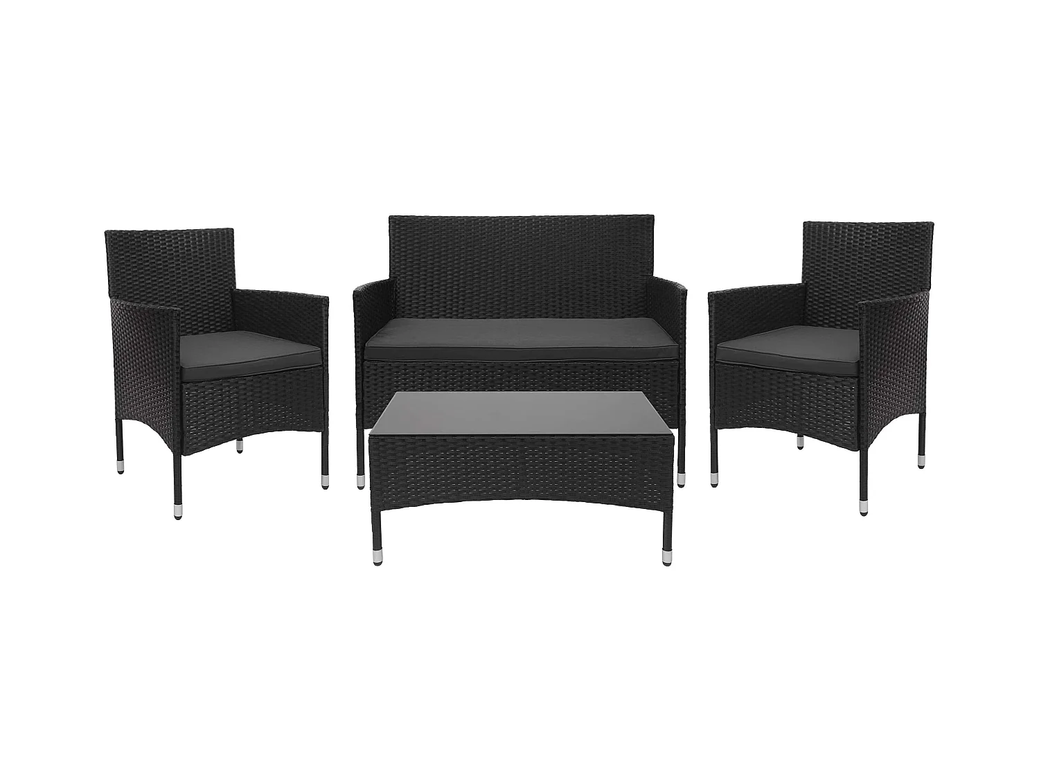 Salon de jardin balcon grise 59 x 58 x 85 cm 04_0004212