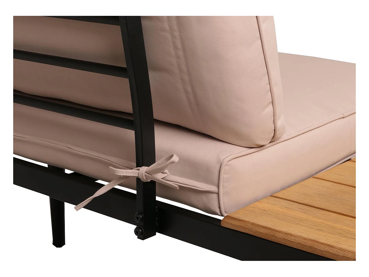 Salon de jardin avec bois beige 243 x 243 x 78 cm 04_0008304