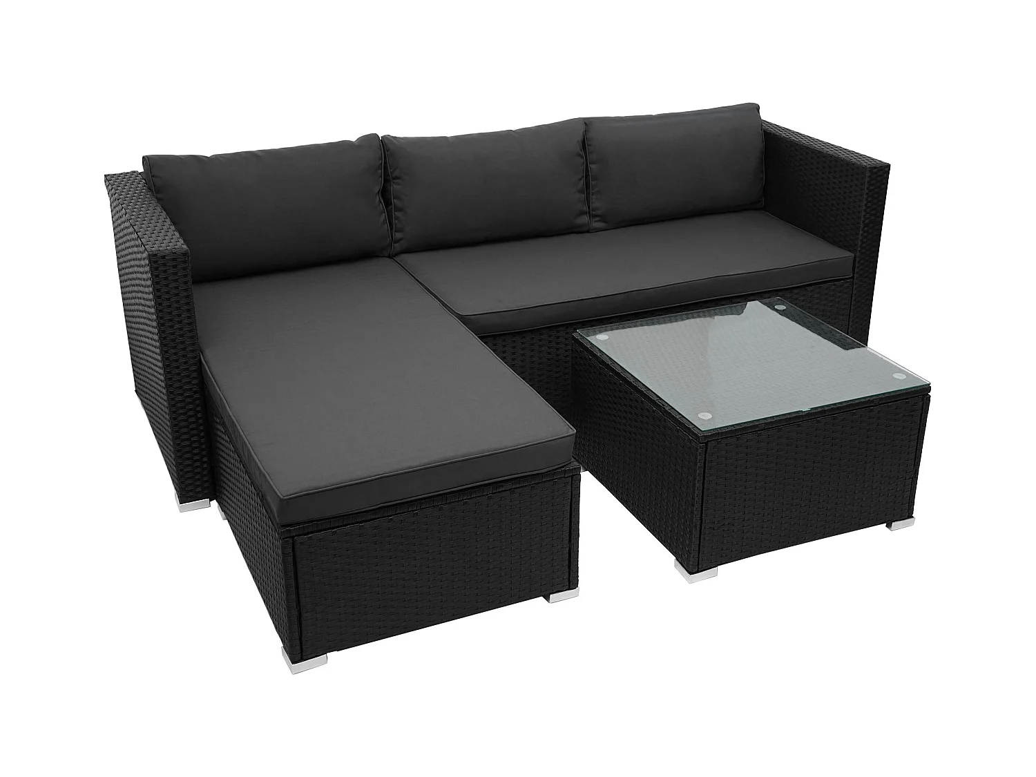 Salon de jardin pour grise 197 x 70 x 63 cm 04_0003248