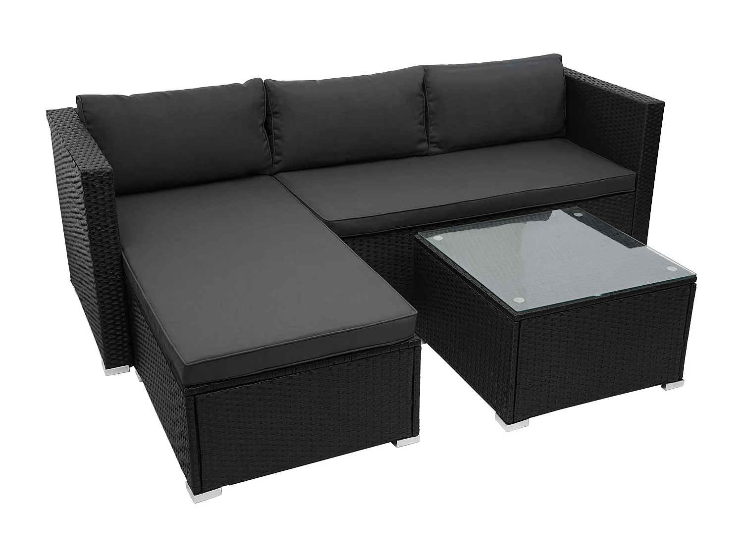 Salon de jardin pour grise 197 x 70 x 63 cm 04_0003248