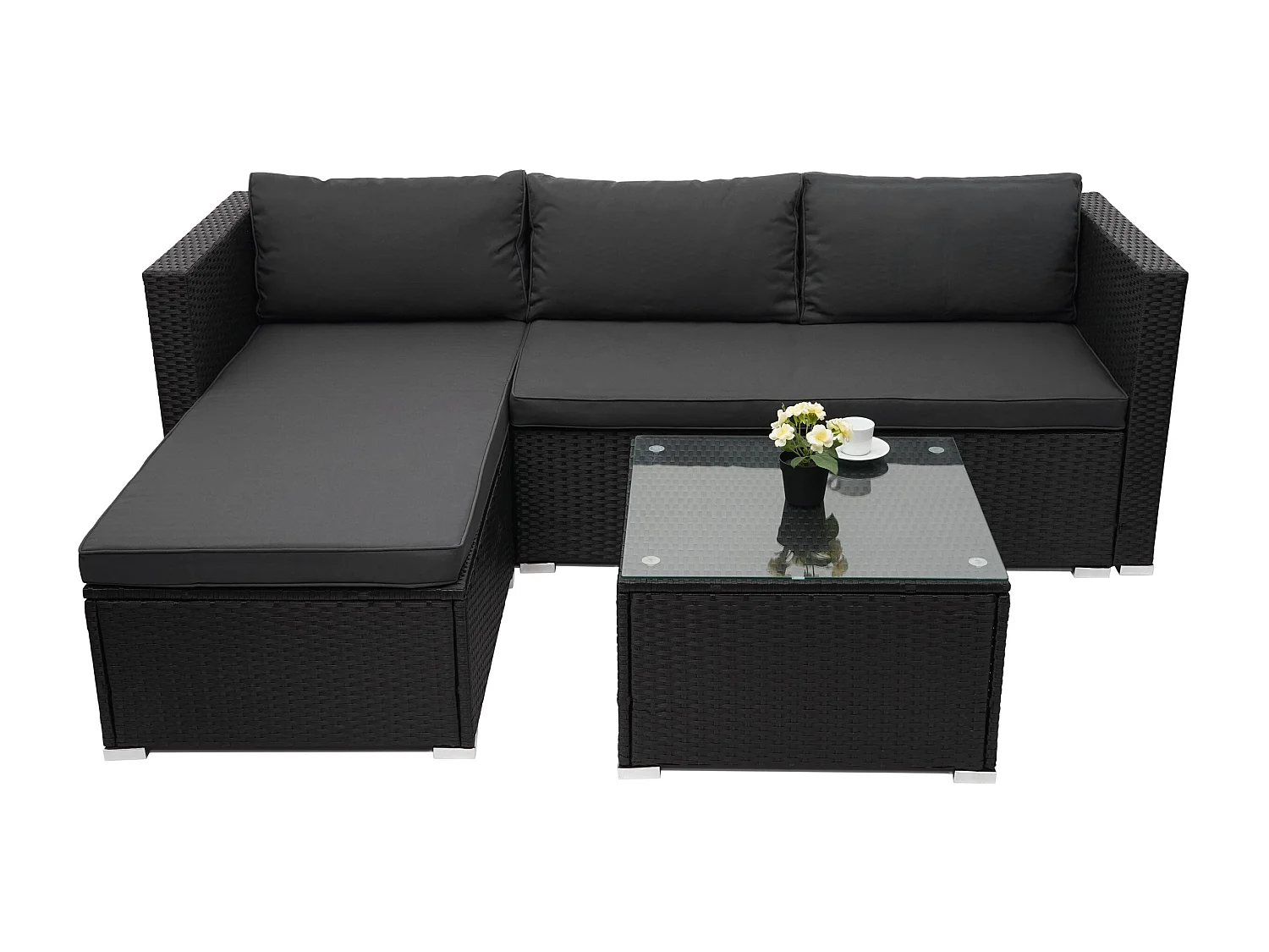 Salon de jardin pour grise 197 x 70 x 63 cm 04_0003248