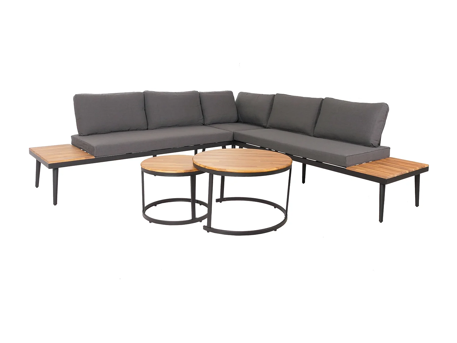 Salon de jardin avec marron 243 x 243 x 78 cm 04_0008303