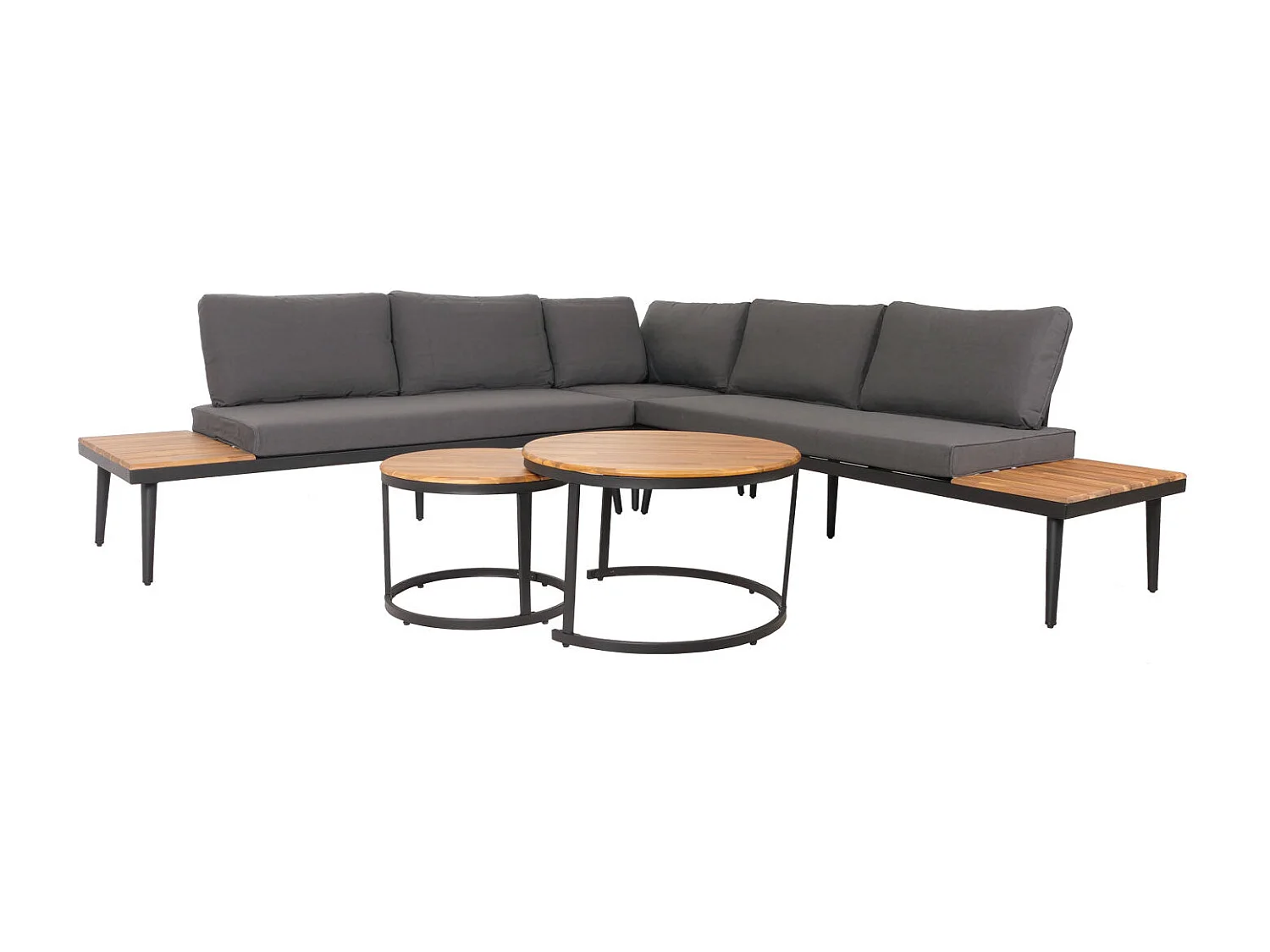 Salon de jardin avec marron 243 x 243 x 78 cm 04_0008303