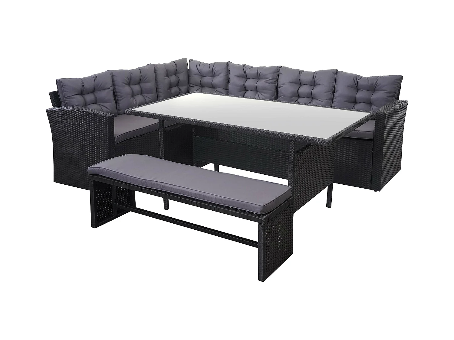 Ensemble complet de salon grise 242 x 178 x 74.00 cm 04_0003045