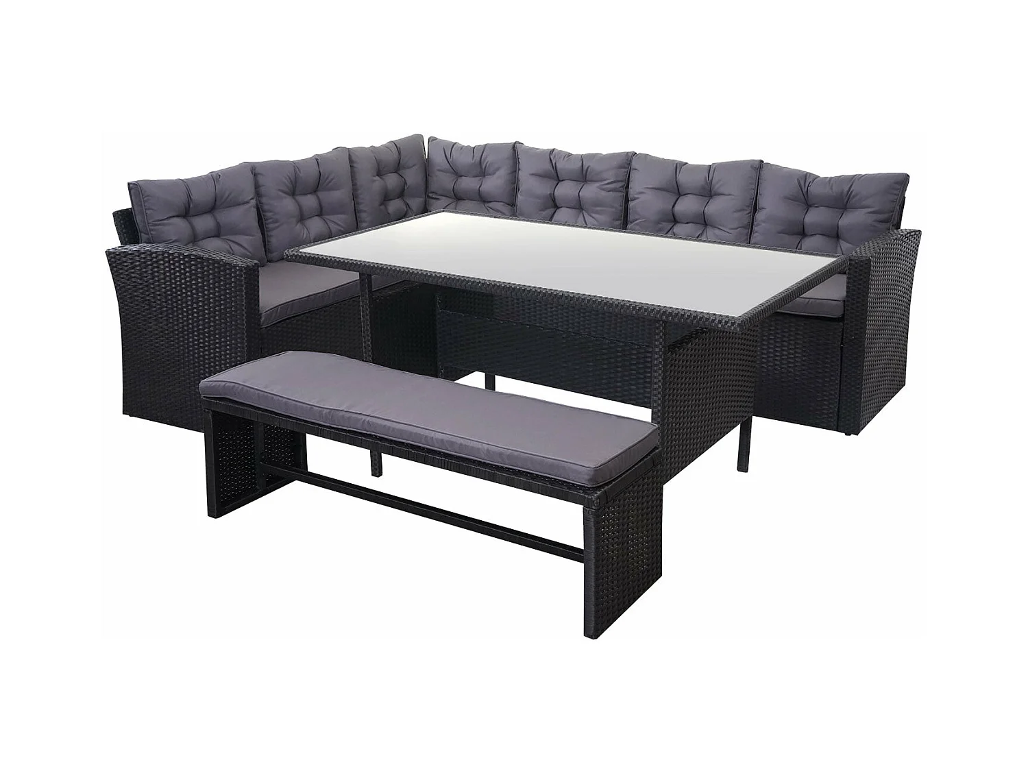 Ensemble complet de salon grise 242 x 178 x 74.00 cm 04_0003045