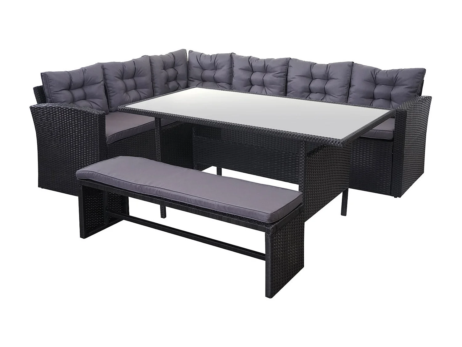 Ensemble complet de salon grise 242 x 178 x 74.00 cm 04_0003045