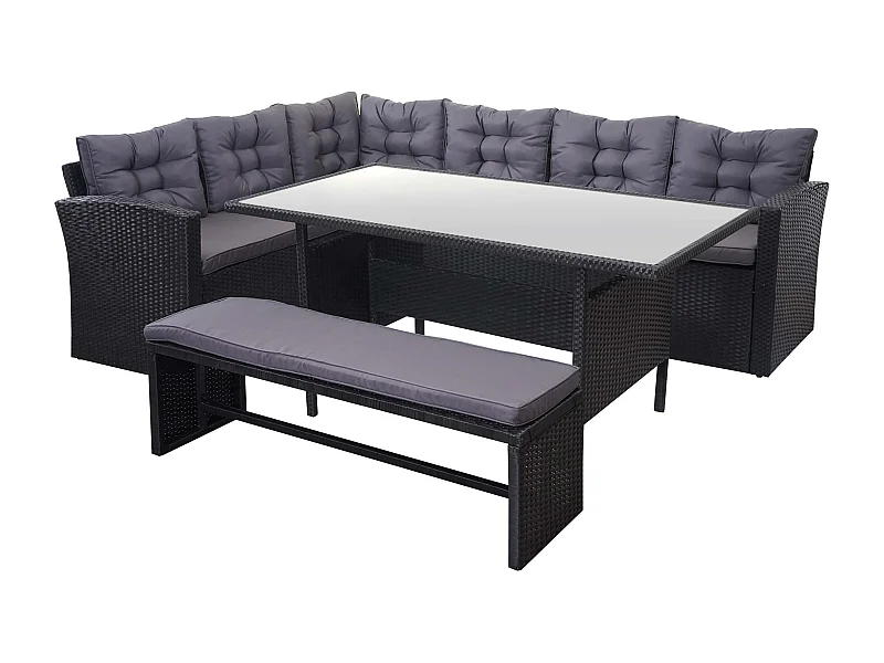 Ensemble complet de salon grise 242 x 178 x 74.00 cm 04_0003045