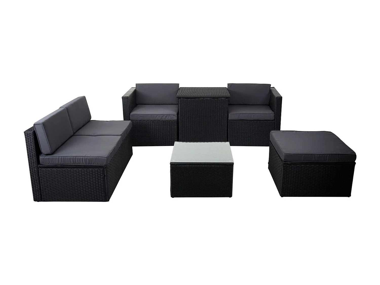 Salon de jardin fauteuil grise 62 x 70 x 69 cm 04_0003049