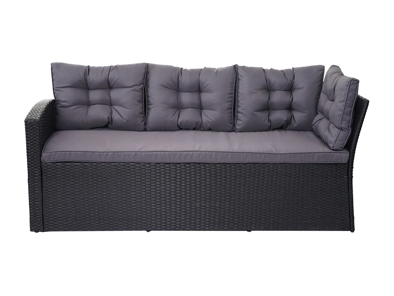 Ensemble complet de salon grise 42 x 178 x 74 cm 04_0003055