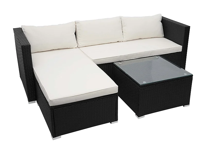 Salon de jardin pour crème 197 x 70 x 63 cm 04_0004216