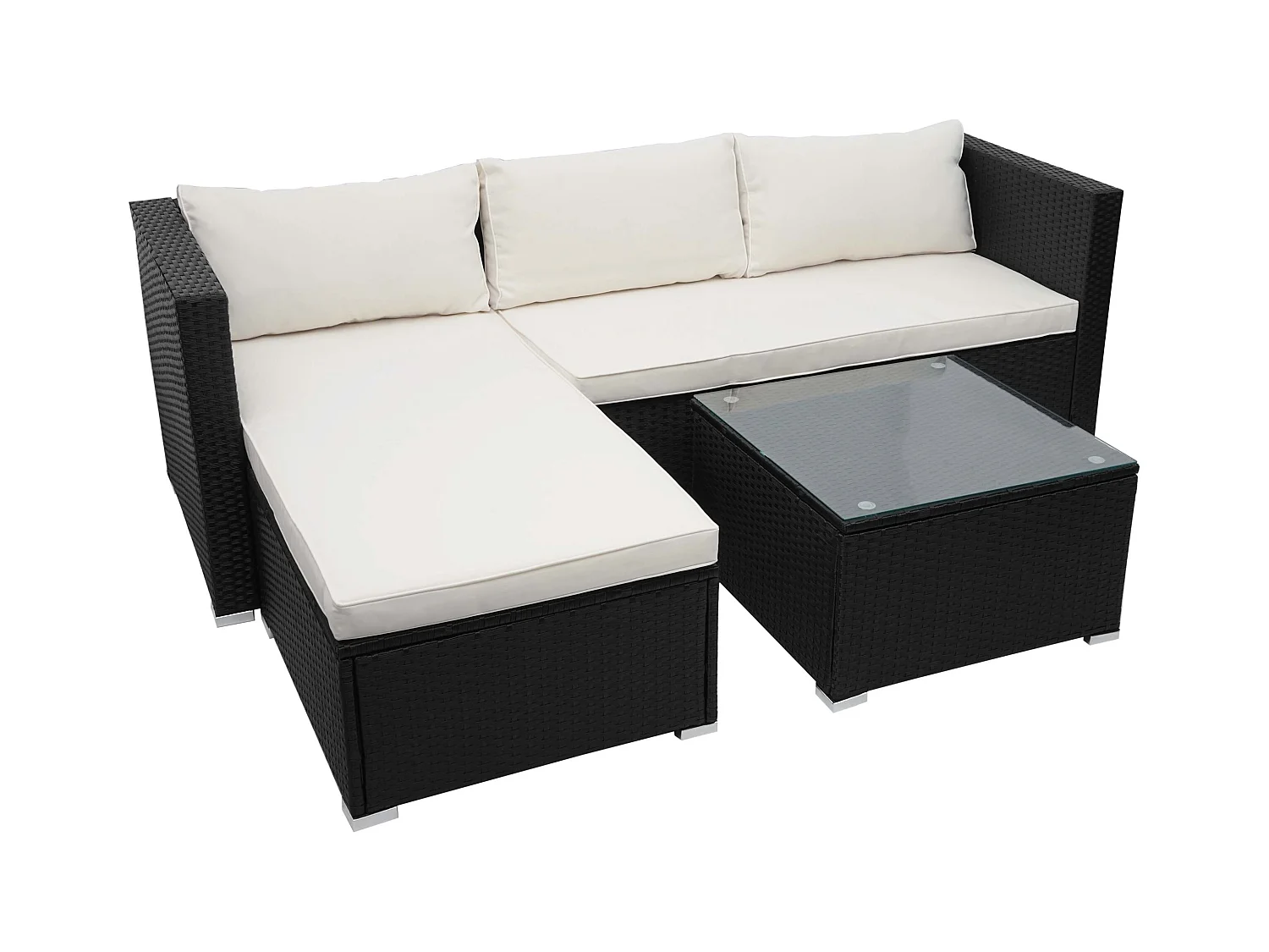 Salon de jardin pour crème 197 x 70 x 63 cm 04_0004216