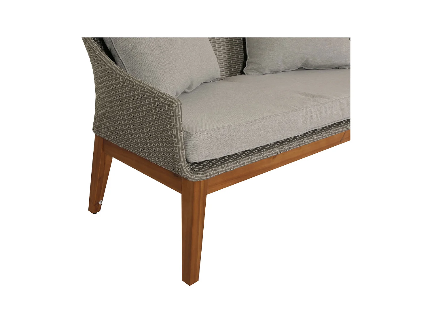 Salon de jardin canapé bois marron 76 x 51 x 140 cm 04_0008323