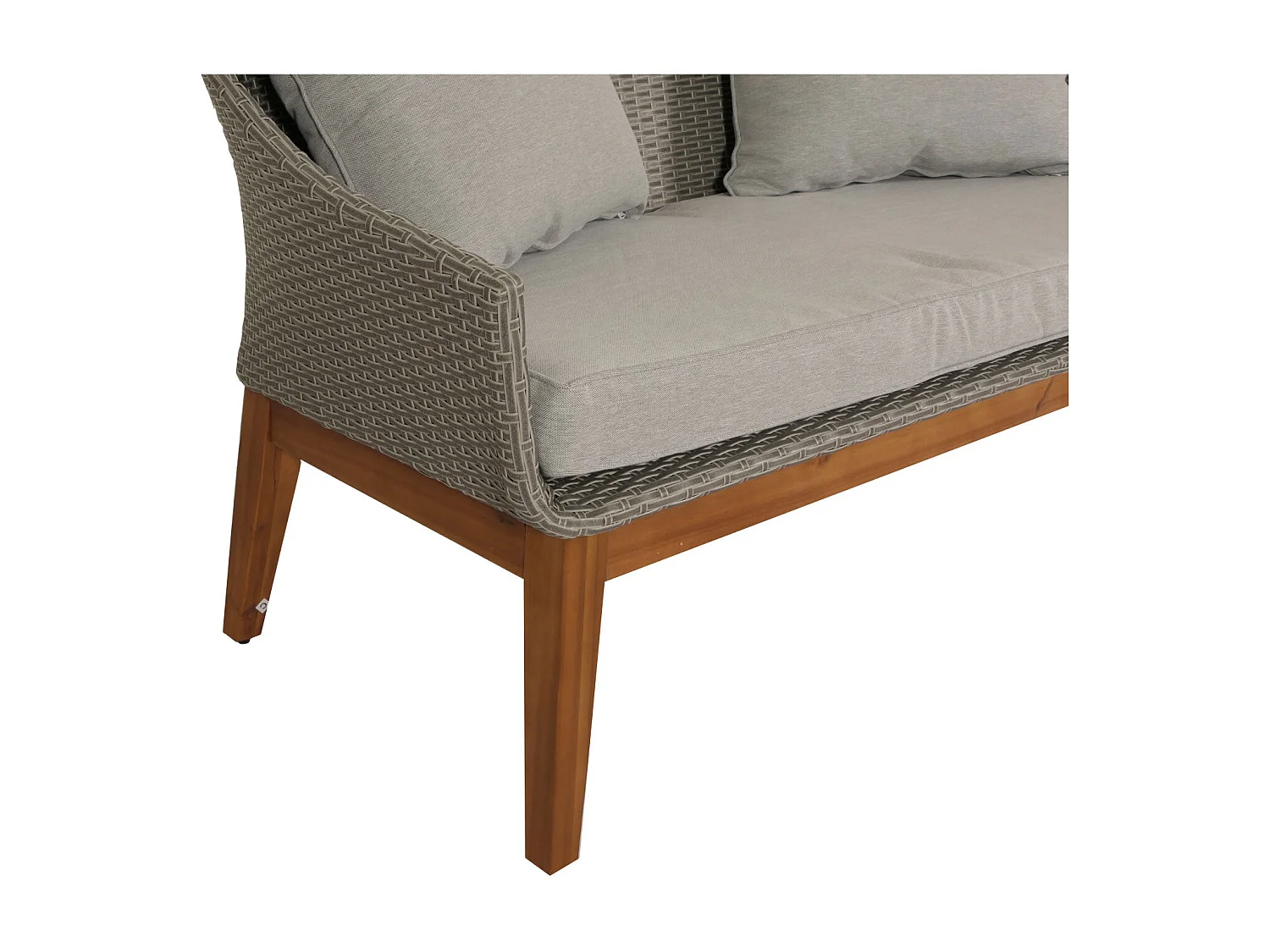 Salon de jardin canapé bois marron 76 x 51 x 140 cm 04_0008323