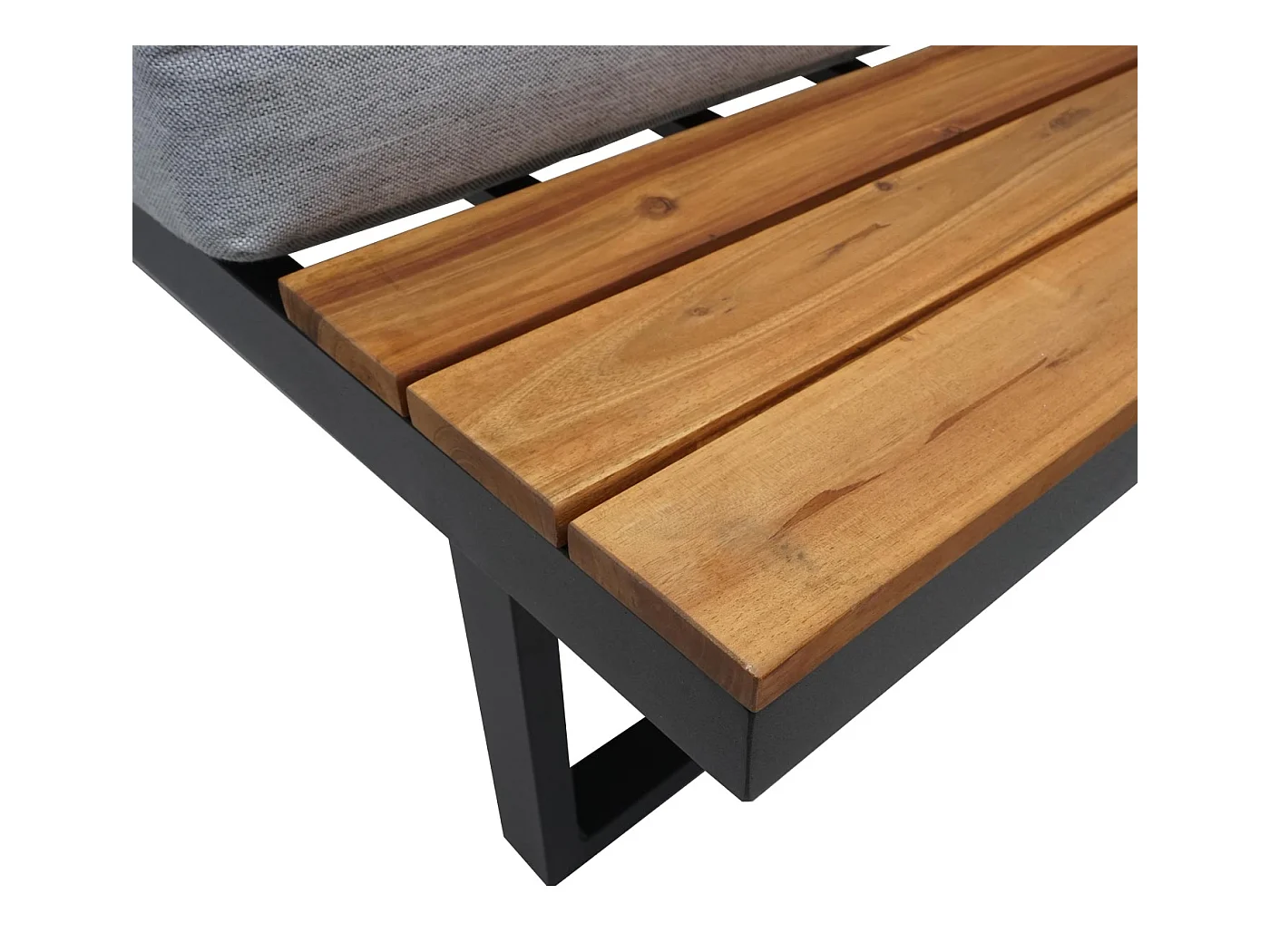 Salon de jardin canapé bois marron 70 x 44 x 198 cm 04_0008315