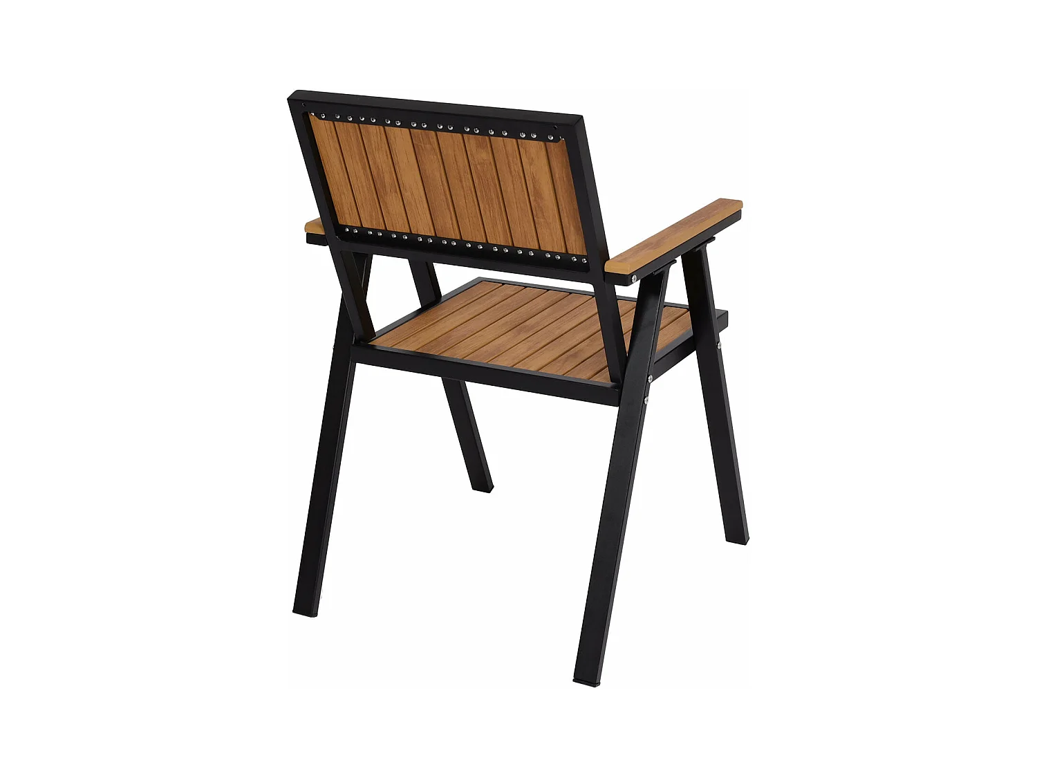 Lot de 2 chaises bois marron 70 x 12 x 80 cm 04_0007305