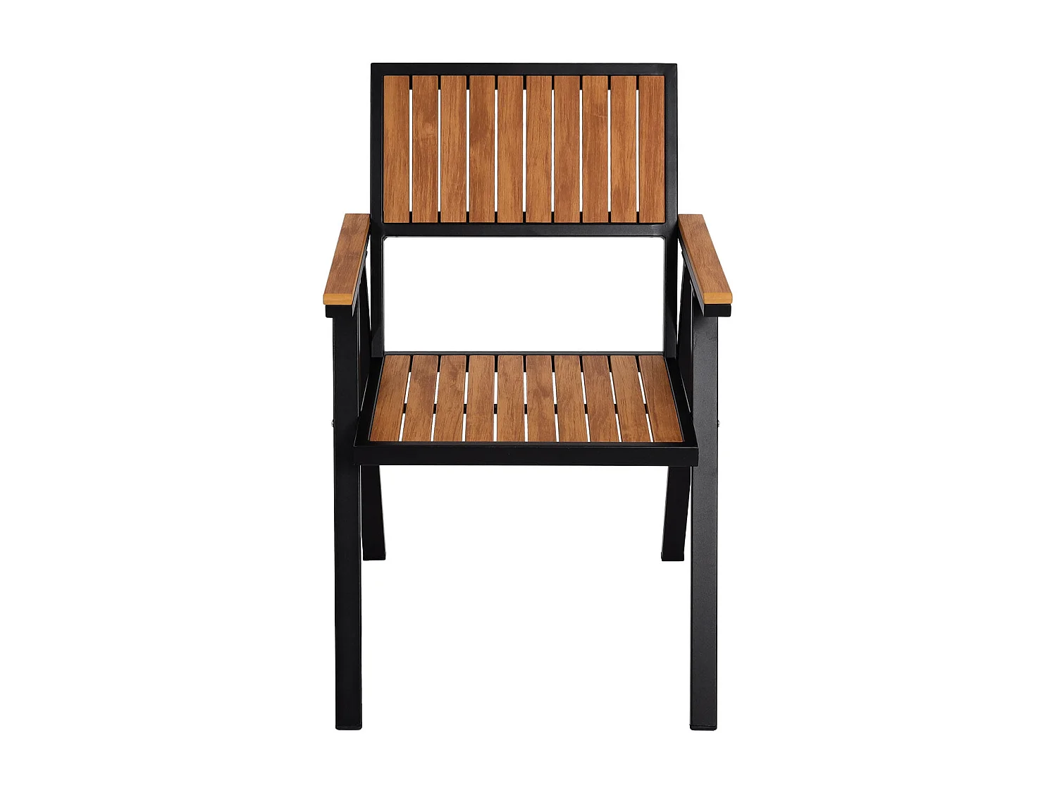 Lot de 2 chaises bois marron 70 x 12 x 80 cm 04_0007305