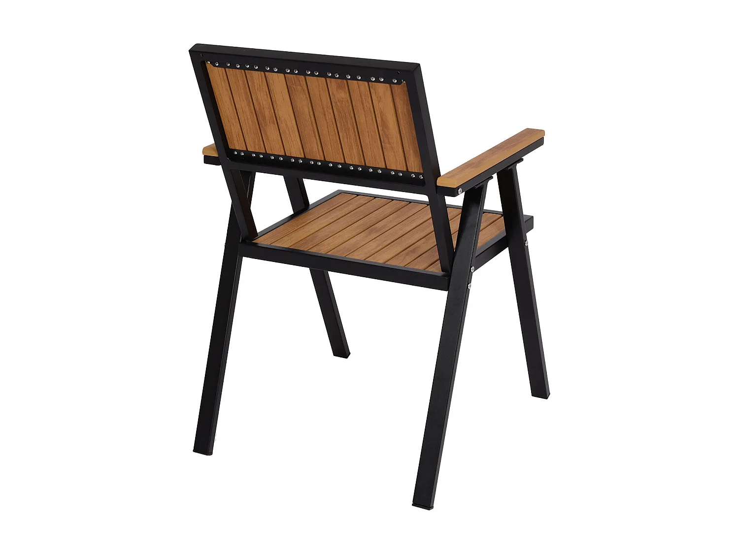 Lot de 2 chaises bois marron 70 x 12 x 80 cm 04_0007305