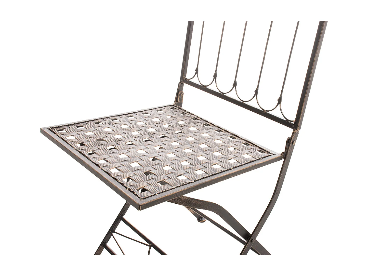 Lot de 2 chaises bronze 42 x 40 x 94 cm 10_0003130