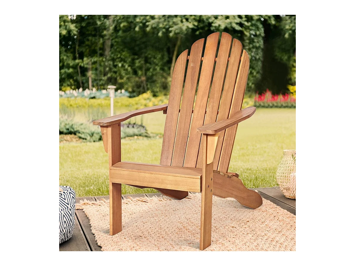 Chaise de jardin adirondack bois marron 69 x 88 x 103 cm 20_0000375