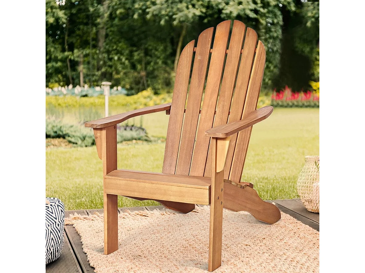 Chaise de jardin adirondack bois marron 69 x 88 x 103 cm 20_0000375