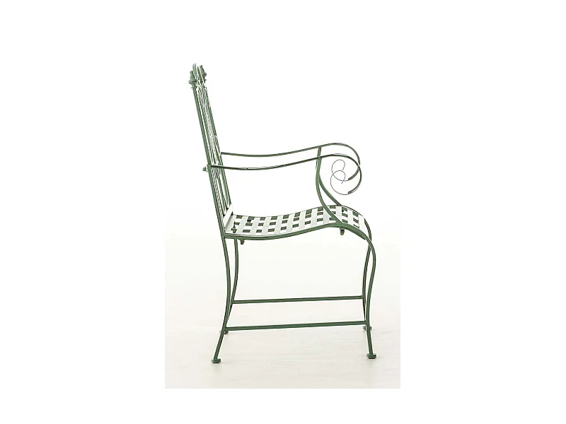 Chaise de jardin balcon métal argentée 62 x 53 x 94 cm 10_0003026