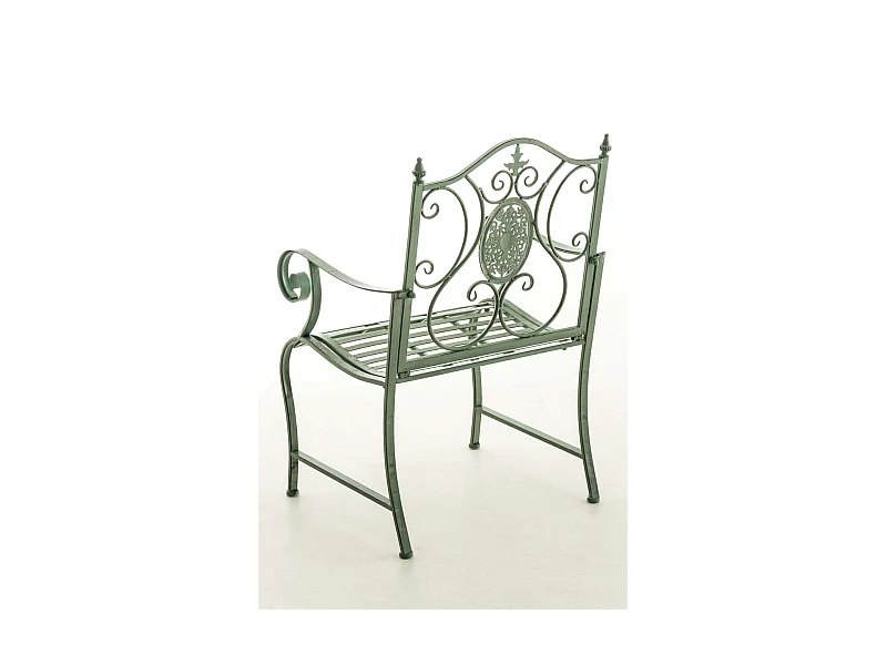 Chaise de jardin balcon métal argentée 62 x 53 x 94 cm 10_0003026