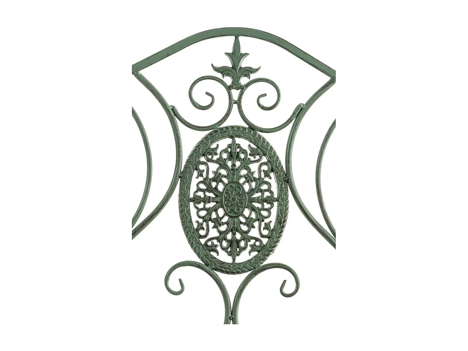 Chaise de jardin balcon métal argentée 62 x 53 x 94 cm 10_0003026