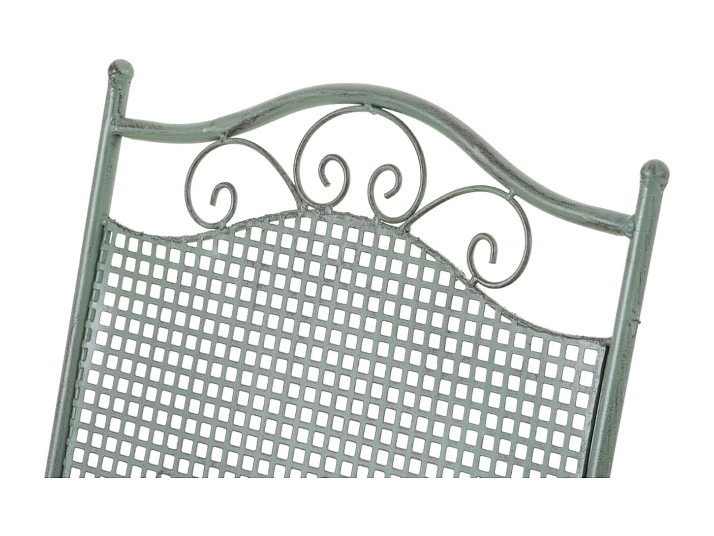 Lot de 2 chaises métal argentée 41 x 50 x 91 cm 10_0002840