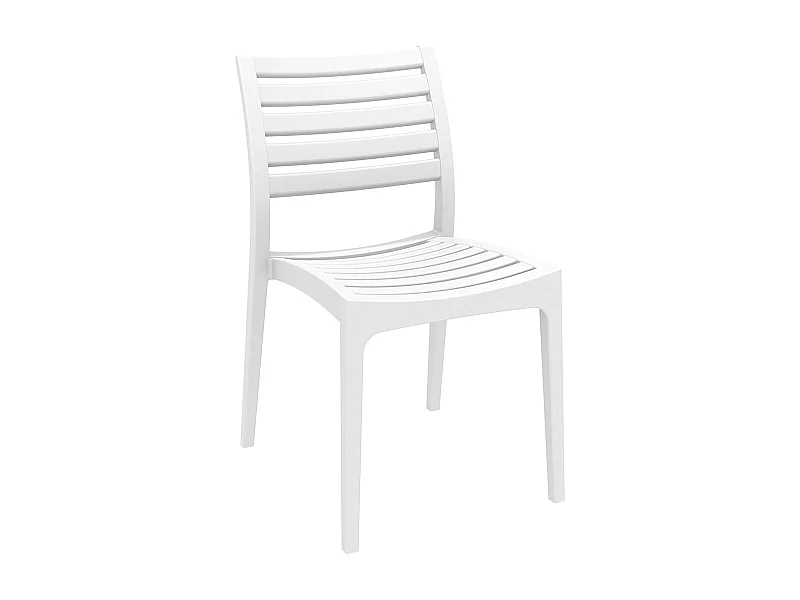 Chaise de jardin en blanche 48 x 58 x 82 cm 10_MDJ10226