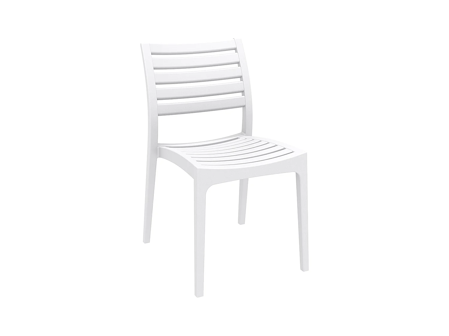Chaise de jardin en blanche 48 x 58 x 82 cm 10_MDJ10226