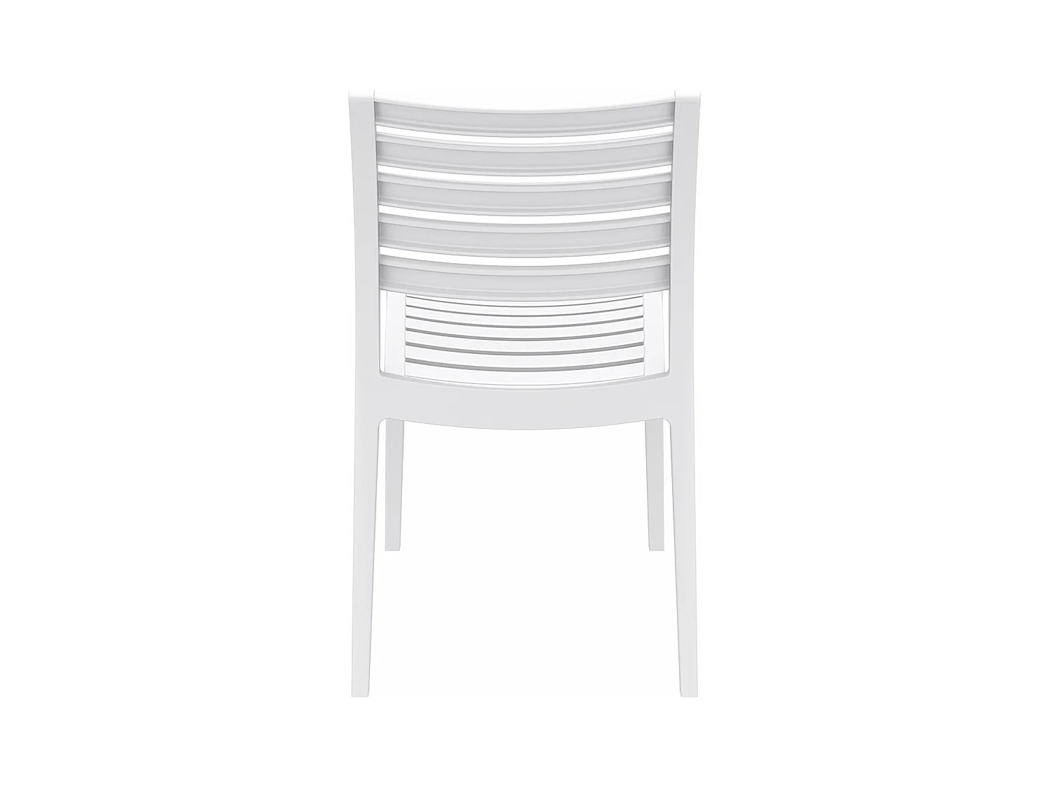 Chaise de jardin en blanche 48 x 58 x 82 cm 10_MDJ10226