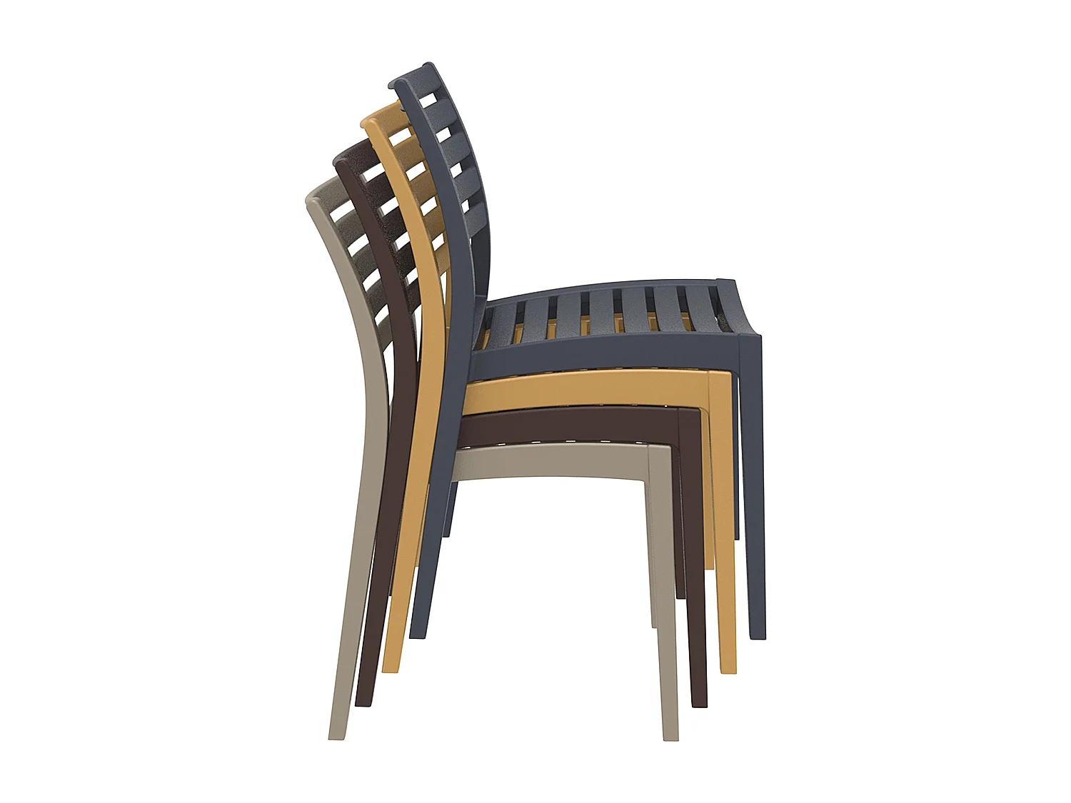 Chaise de jardin en blanche 48 x 58 x 82 cm 10_MDJ10226