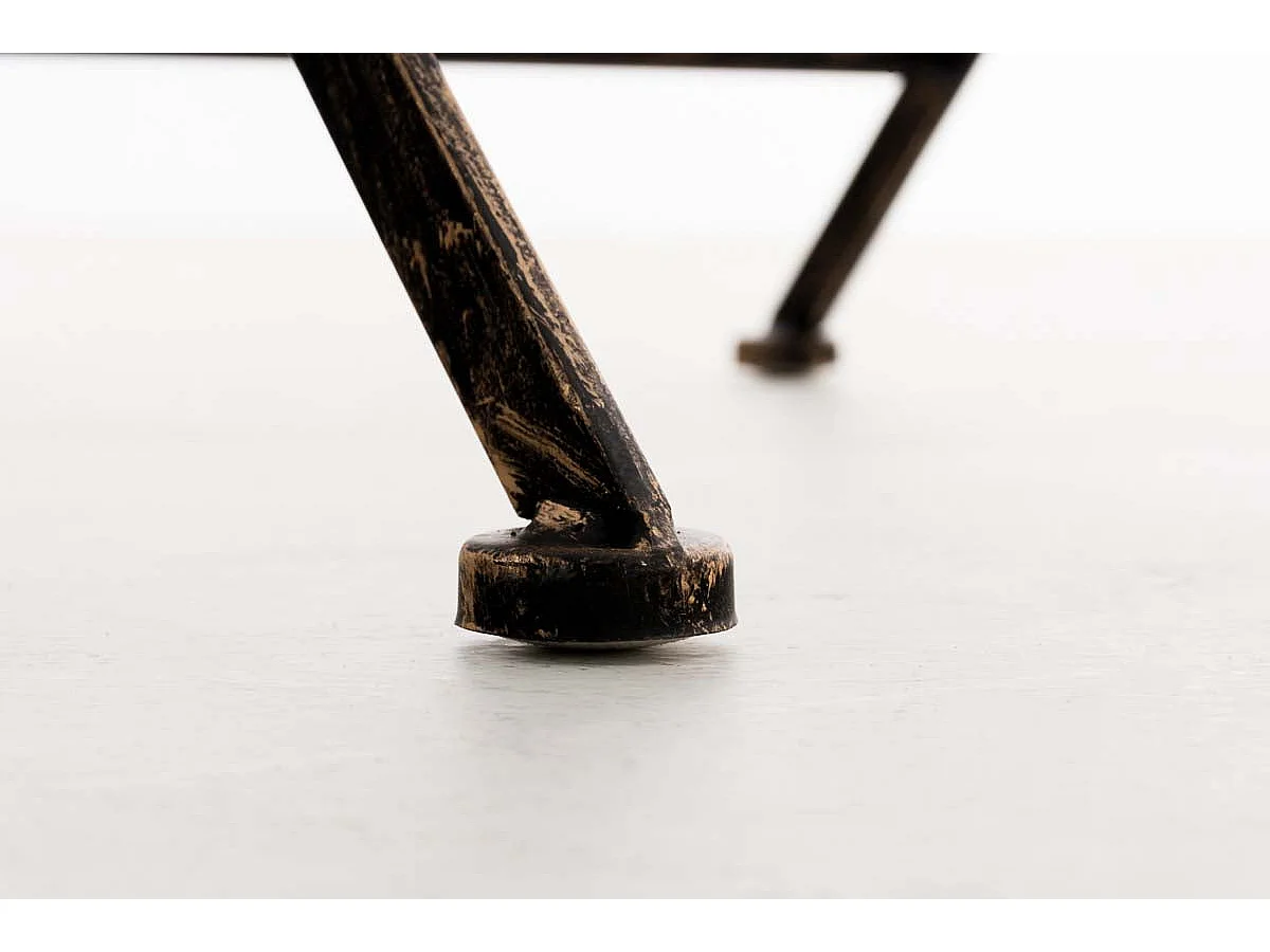 Chaise de jardin balcon métal bronze 42 x 49 x 91.5 cm 10_0003037