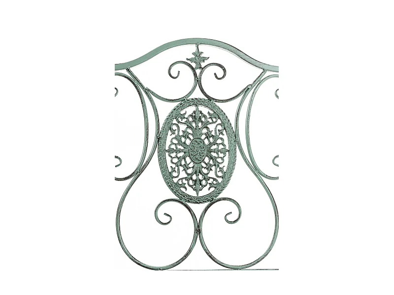 Chaise de jardin balcon métal argentée 42 x 49 x 91.5 cm 10_0003035