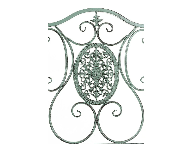 Chaise de jardin balcon métal argentée 42 x 49 x 91.5 cm 10_0003035