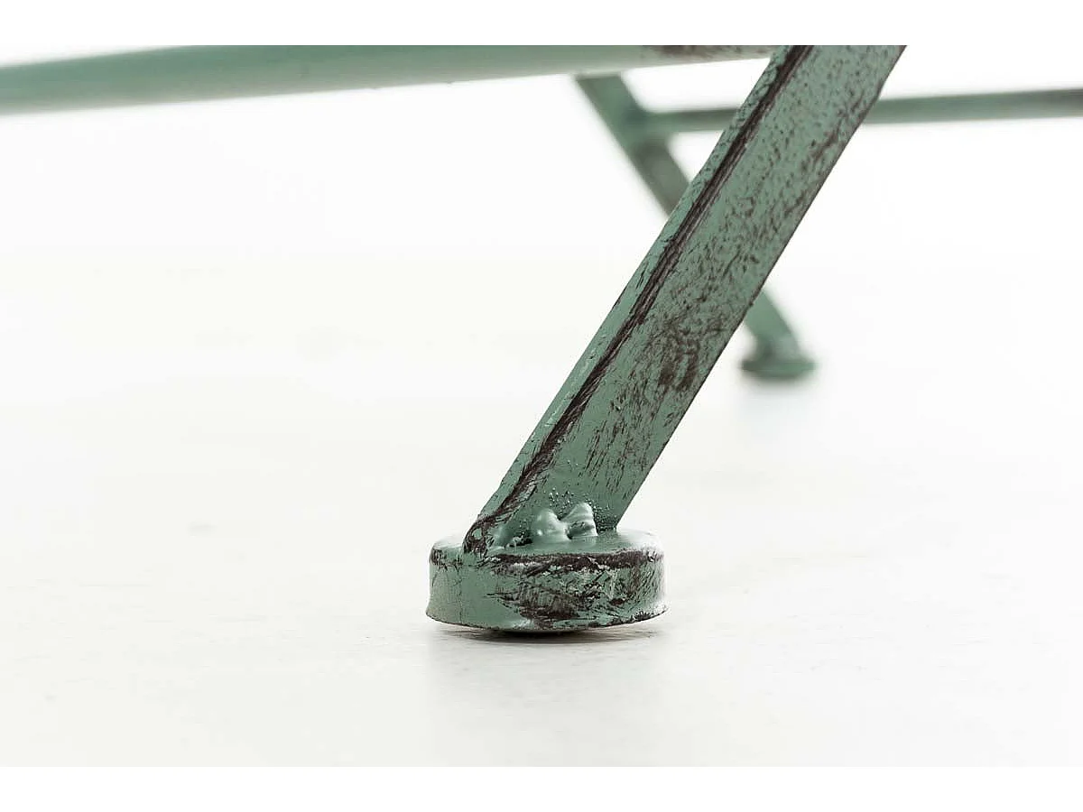 Chaise de jardin balcon métal argentée 42 x 49 x 91.5 cm 10_0003035