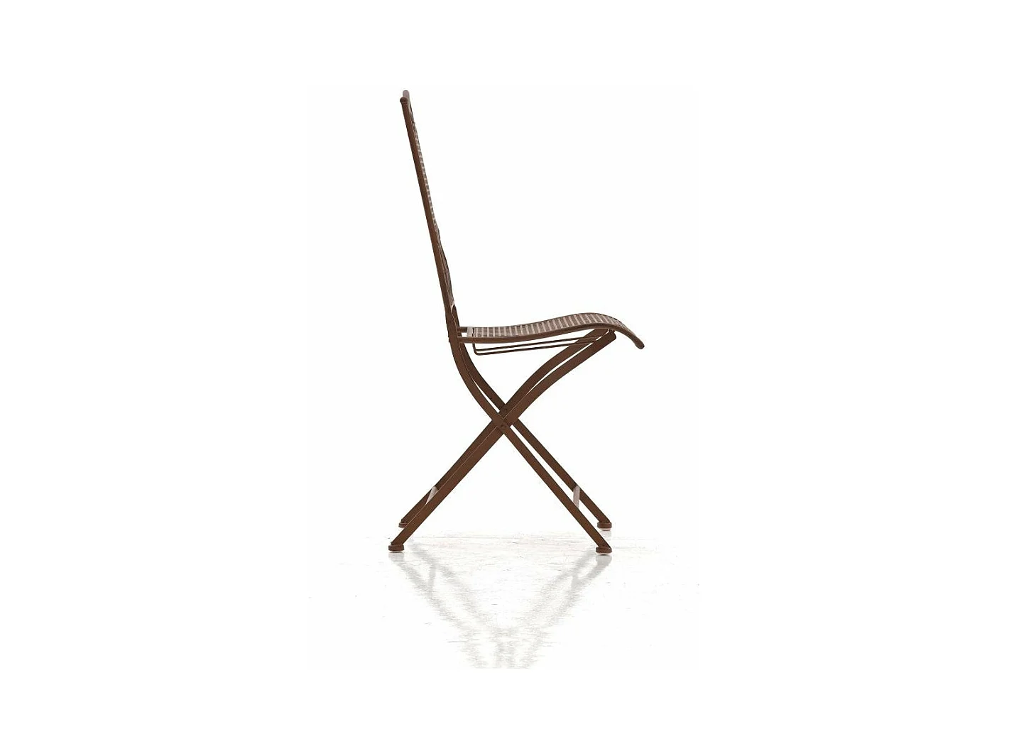 Chaise de jardin en marron 41 x 50 x 91 cm MDJ10022