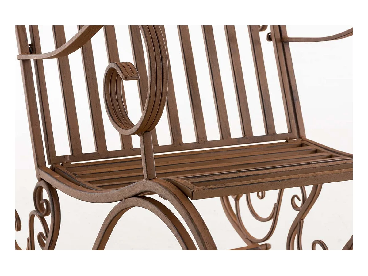 Chaise fauteuil à bascule marron 56 x 90 x 94 cm MDJ10101