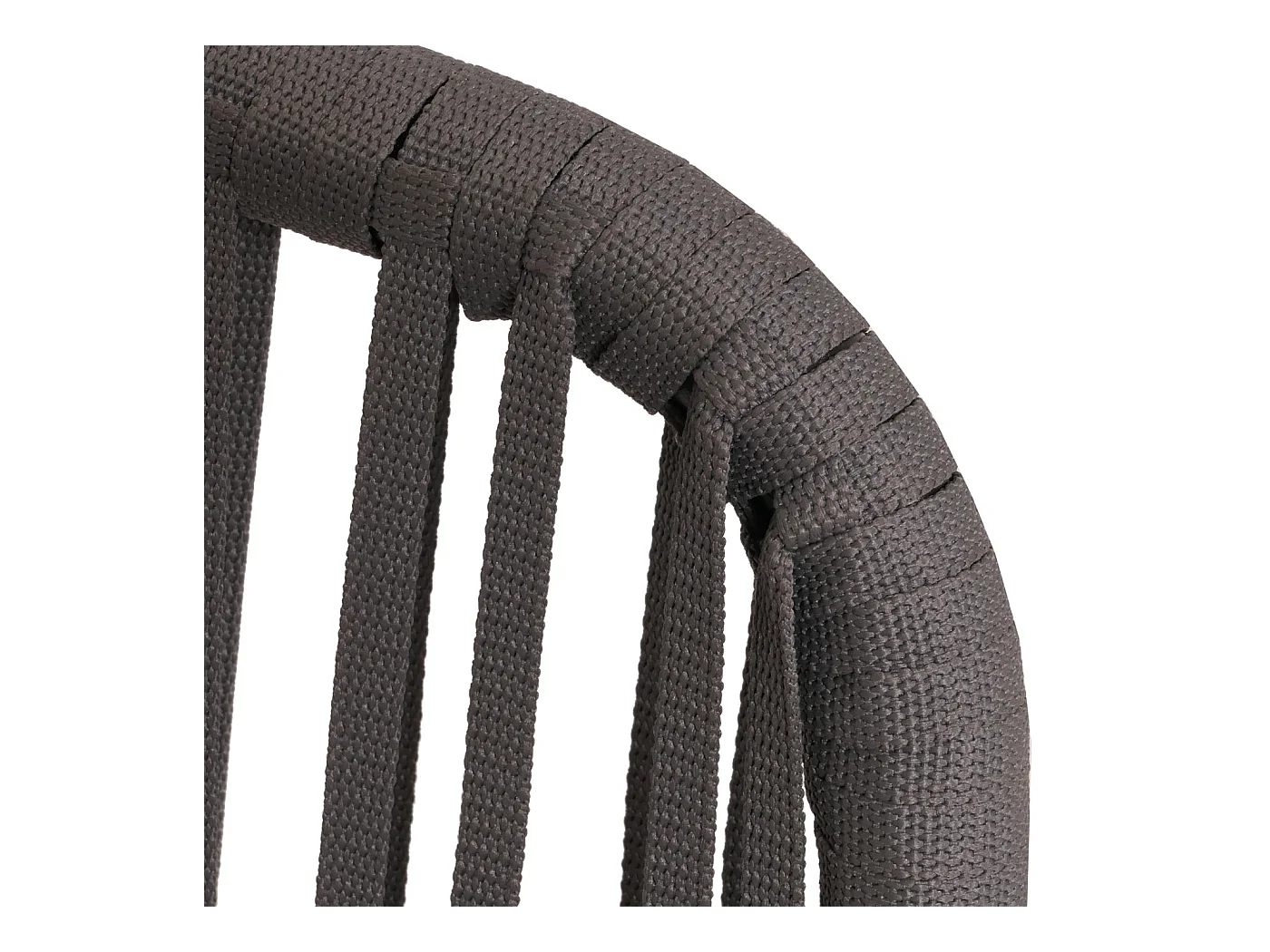 Lot de 2 chaises aluminium grise 58 x 45 x 65 cm 04_0007307