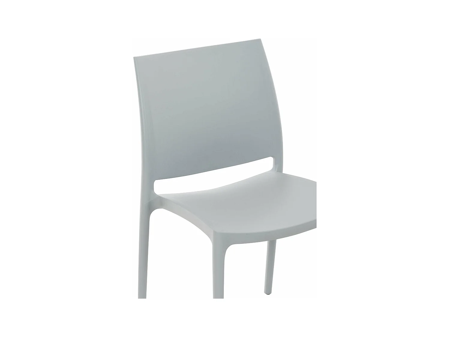 Chaise de jardin en grise 44 x 50 x 81 cm 10_0001367