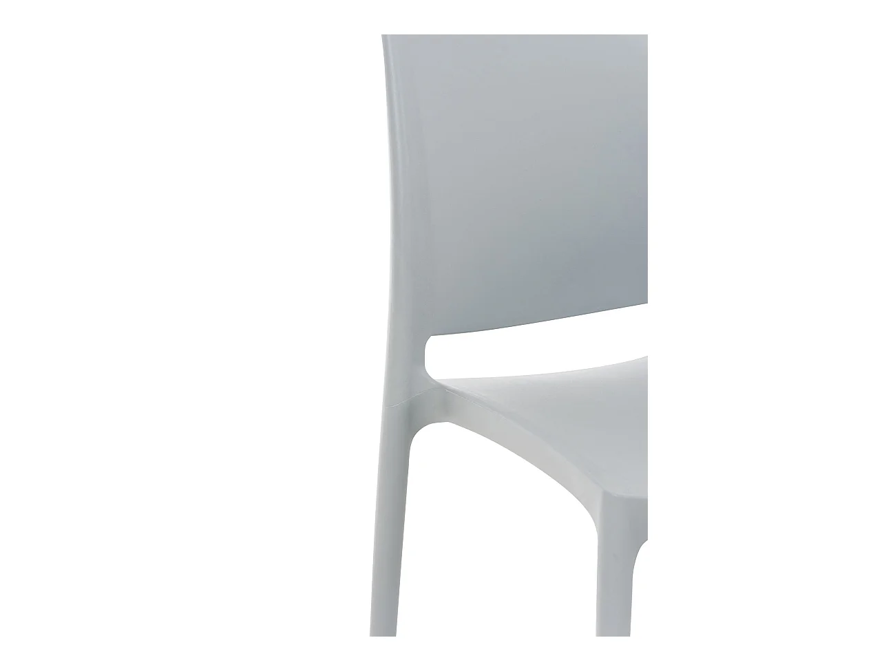 Chaise de jardin en grise 44 x 50 x 81 cm 10_0001367