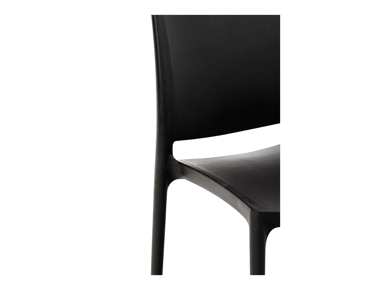 Chaise de jardin en noire 44 x 50 x 81 cm 10_0000013