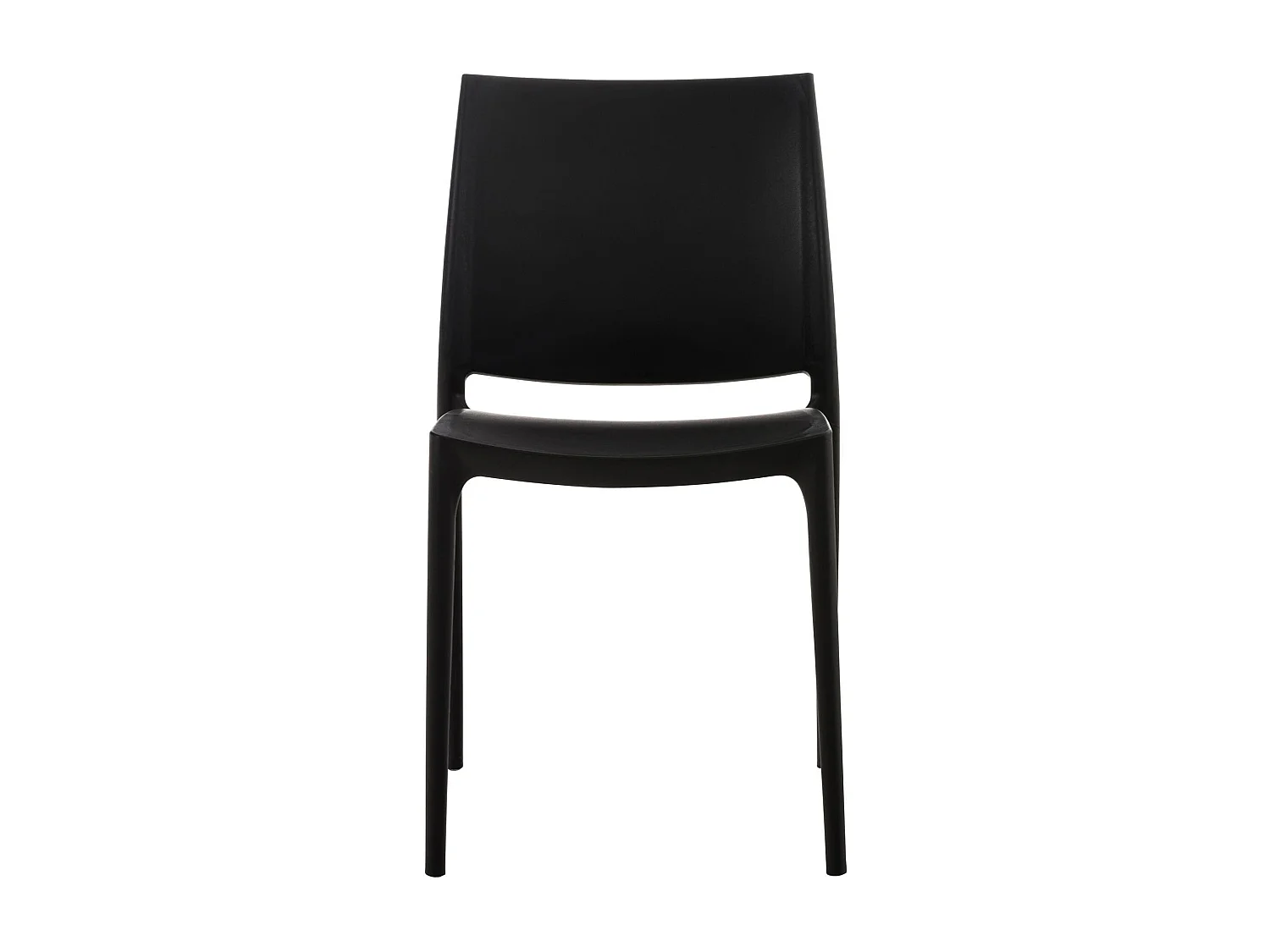 Chaise de jardin en noire 44 x 50 x 81 cm 10_0000013