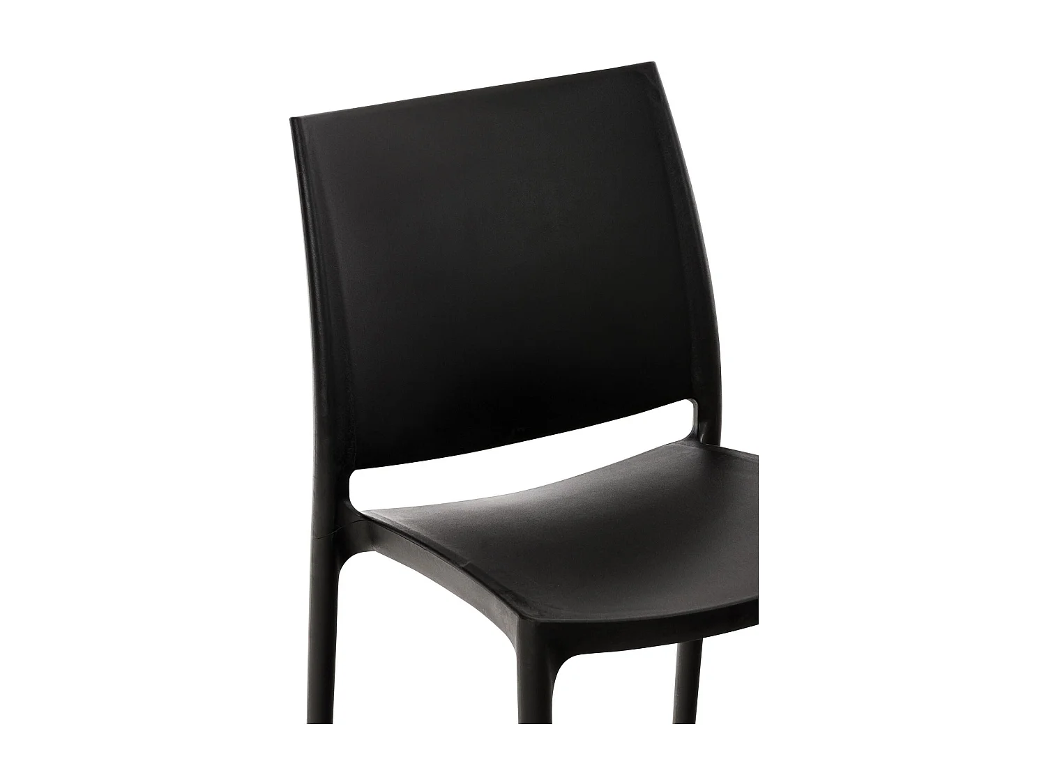 Chaise de jardin en noire 44 x 50 x 81 cm 10_0000013